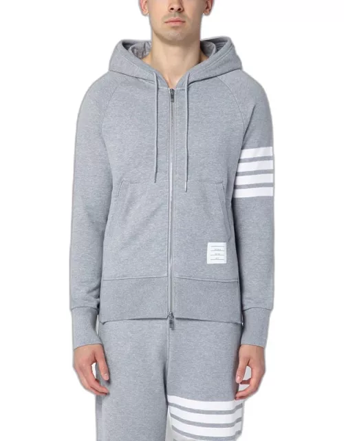 Light grey cotton hoodie