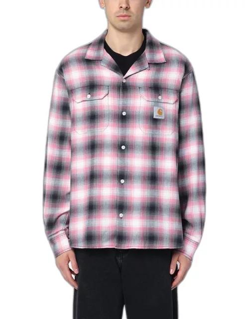 L/S Blanchard Pink Checked Cotton Shirt
