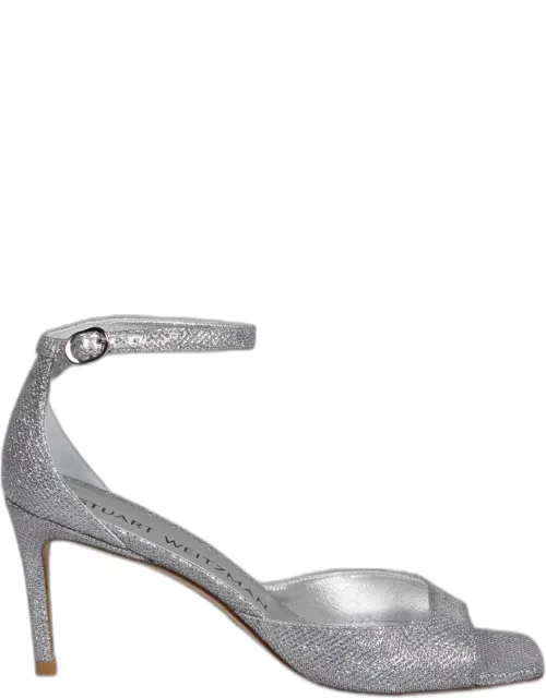 Heeled Sandals STUART WEITZMAN Woman color Silver