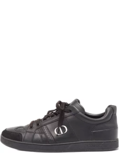Dior Black Leather Low Top Sneaker