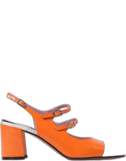 Heeled Sandals CAREL PARIS Woman color Orange