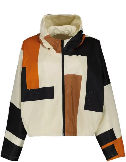 Fendi Zip-up Hooded Reversible Jacket