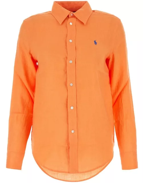 Ralph Lauren Orange Linen Shirt