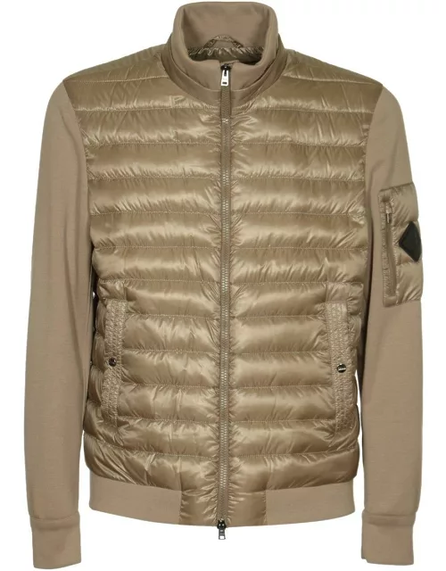 Herno Logo Patch Quilted Jacket