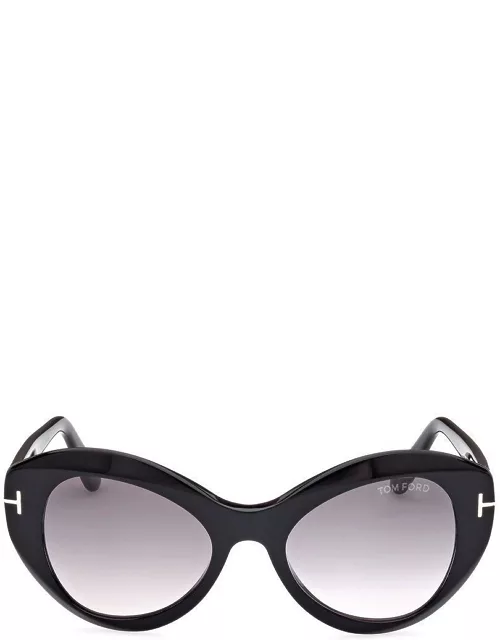 Tom Ford Eyewear Butterfly Frame Sunglasse