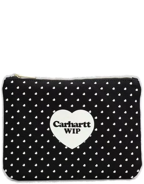 Carhartt Wip Heart Printed Zipped Wallet