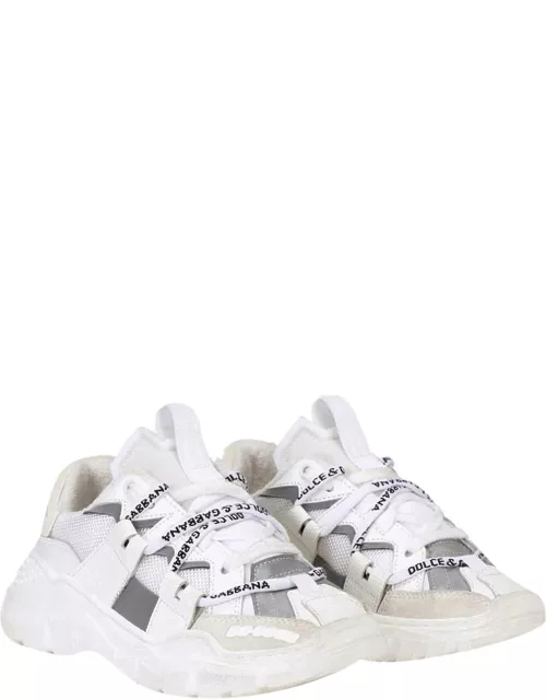 Dolce & Gabbana Unisex White Sneakers.