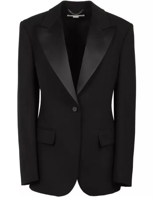 Stella McCartney Single-breasted Curved Hem Blazer