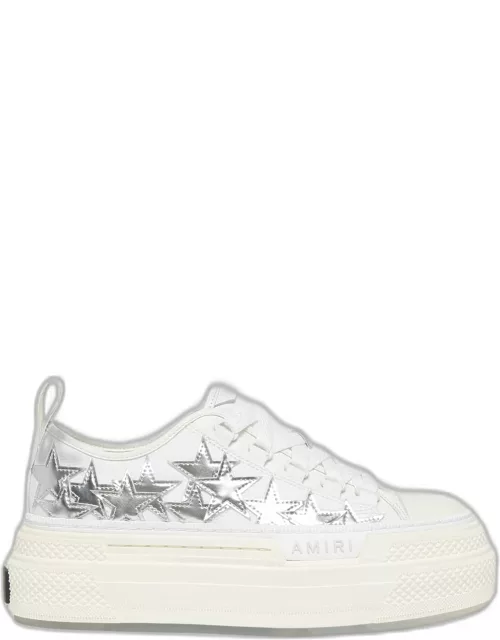 Stars Metallic Low-Top Platform Sneaker