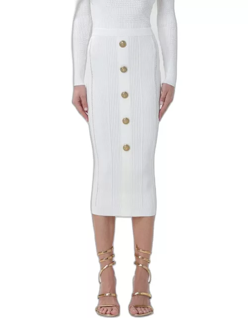 Skirt BALMAIN Woman color White