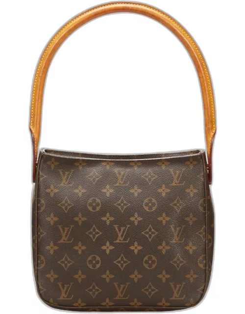 Louis Vuitton Brown Canvas Looping MM Shoulder Bag