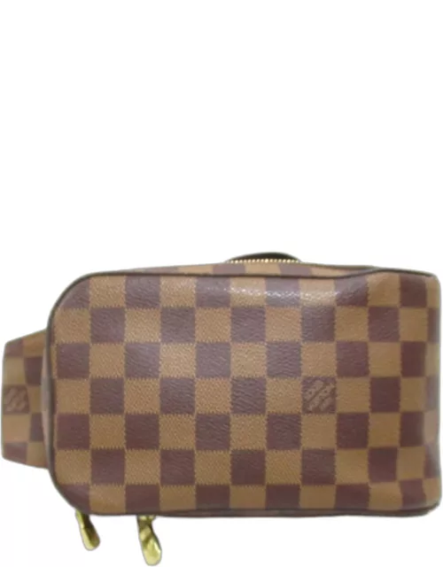 Louis Vuitton Brown Canvas Geronimos Shoulder Bag