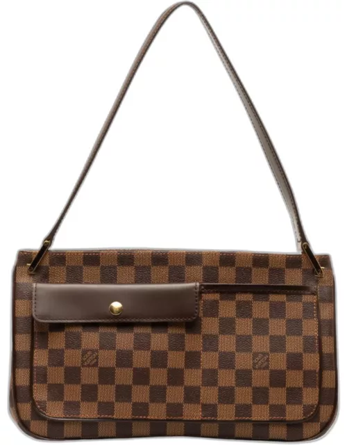Louis Vuitton Brown Damier Ebene Canvas Aubagne Shoulder Bag