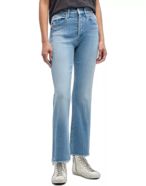 The Tripped Ankle Fray Straight Leg Jean