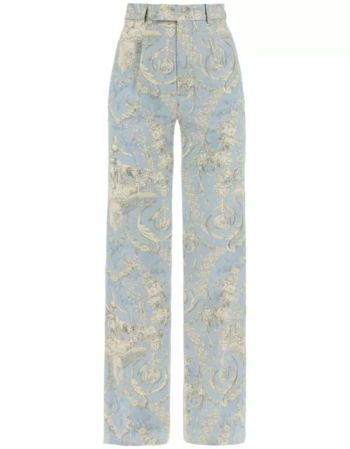 Vivienne Westwood Allover Floral Print Flared Pant