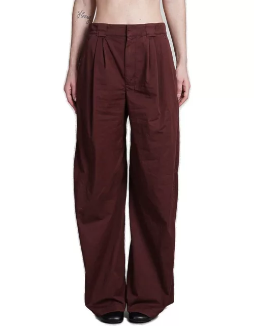 Lemaire Wide Leg Pleated Trouser