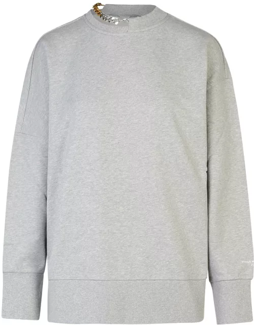 stella Mccartney Grey Cotton Sweatshirt