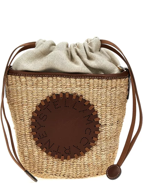 Stella McCartney eco Abaca Basket Crossbody Bag
