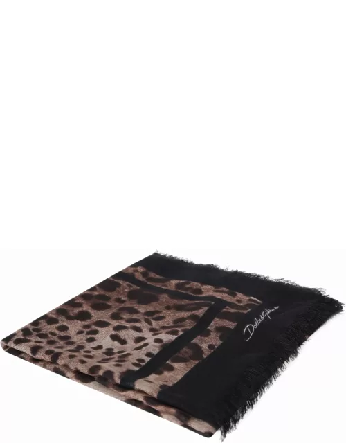 Dolce & Gabbana leopard Scarf