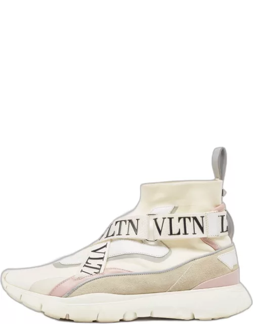 Valentino Multicolor Suede and Fabric VLTN Heroes Sneaker