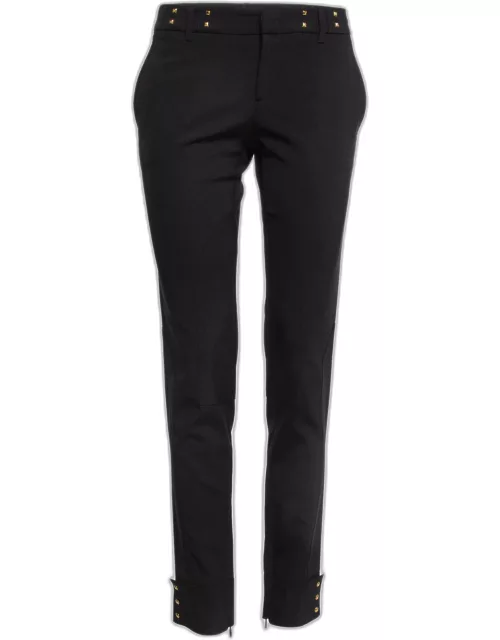 Gucci Black Studded Jersey Trousers