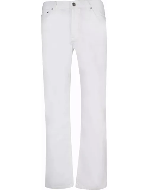 Etro Tonal Paisley White Trouser