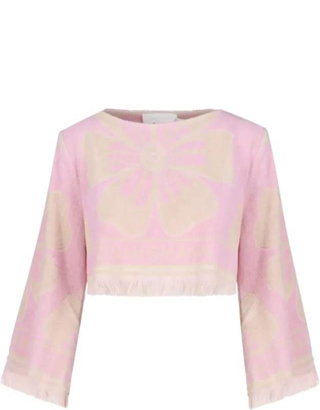 Zimmermann 'Pop' Crop Top