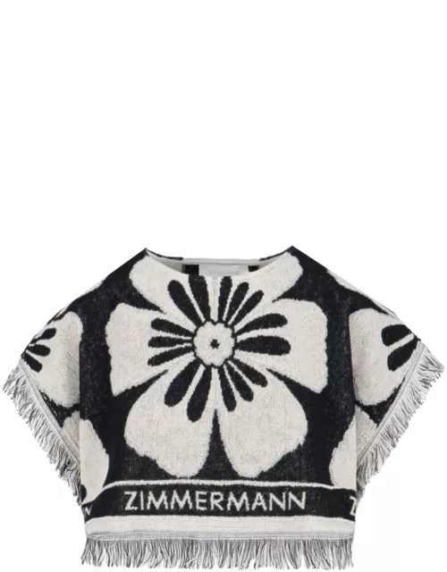 Zimmermann 'Halliday' Crop Top