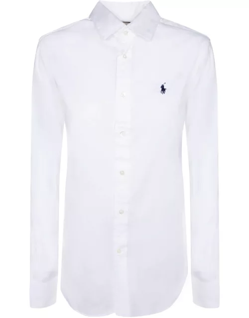 White Poplin Shirt Polo Ralph Lauren