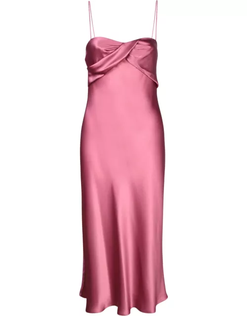 Alberta Ferretti Antique Pink Slip Dres