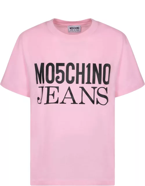 Moschino Jeans Logo-printed Crewneck T-shirt
