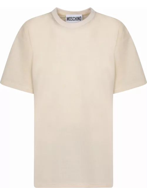 Moschino Ivory Logo T-shirt