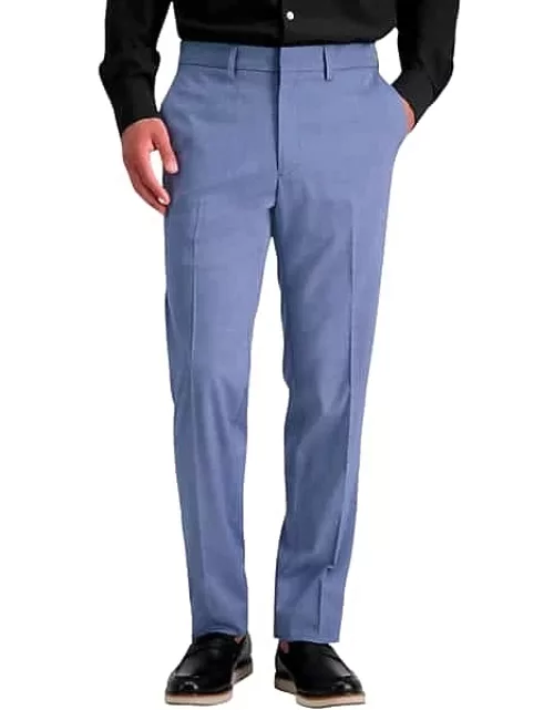 Haggar Men's Slim Fit Dress Pants Blue/Postman