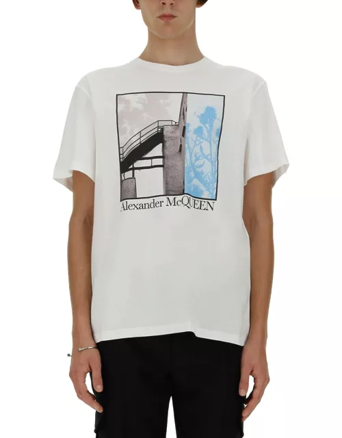alexander mcqueen t-shirt with print