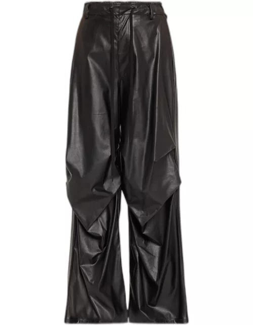 Faux-Leather Pant