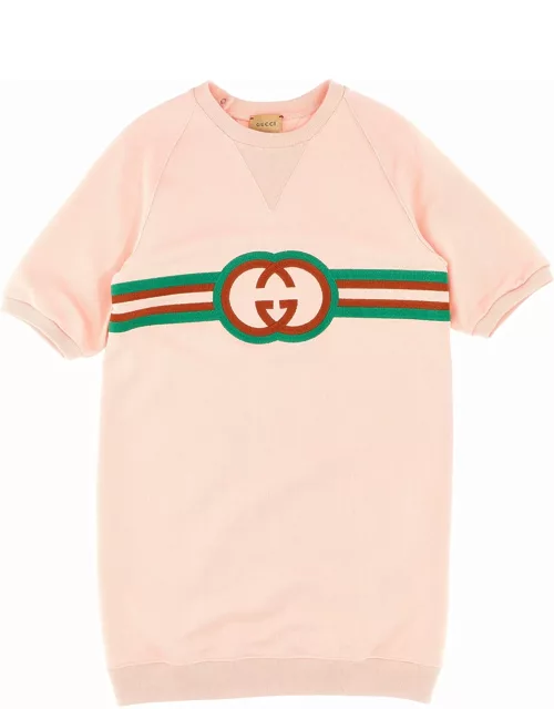Gucci Embroidered Logo Dres