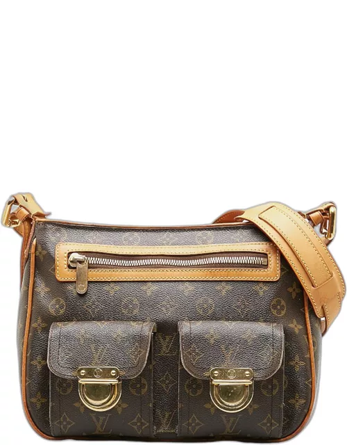 Louis Vuitton Brown Monogram Canvas Hudson GM Shoulder Bag