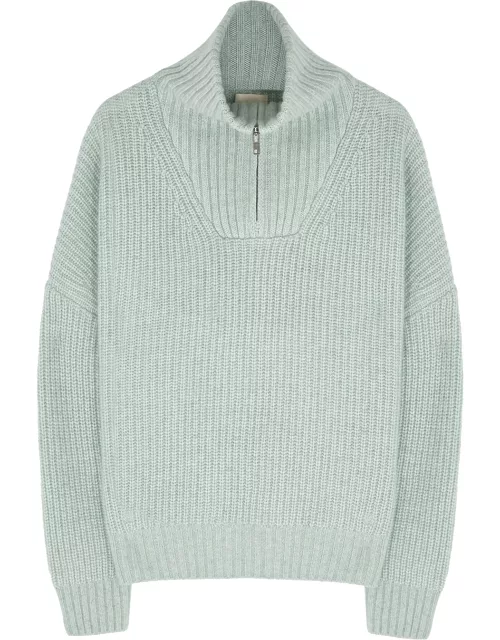 Polo Ralph Lauren Half-zip Panelled Fleece Sweatshirt - Cream