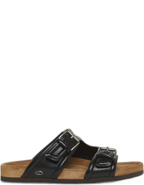 Men's Fussfriend Calfskin Leather Slide Sandal