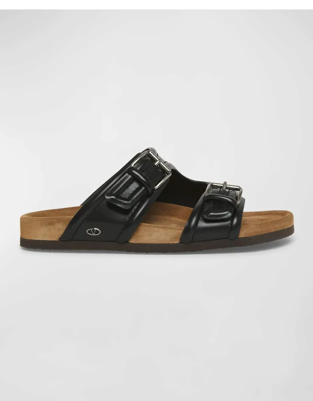 Men's Fussfriend Calfskin Leather Slide Sandal