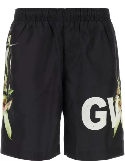 Givenchy Black Polyester Swimming Short