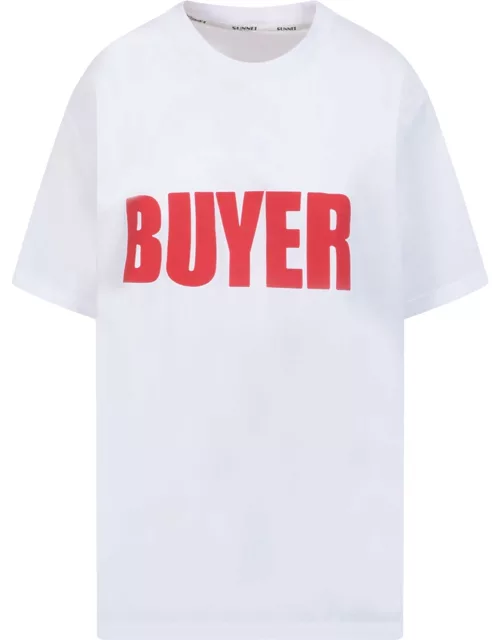 Sunnei White Buyer T-shirt