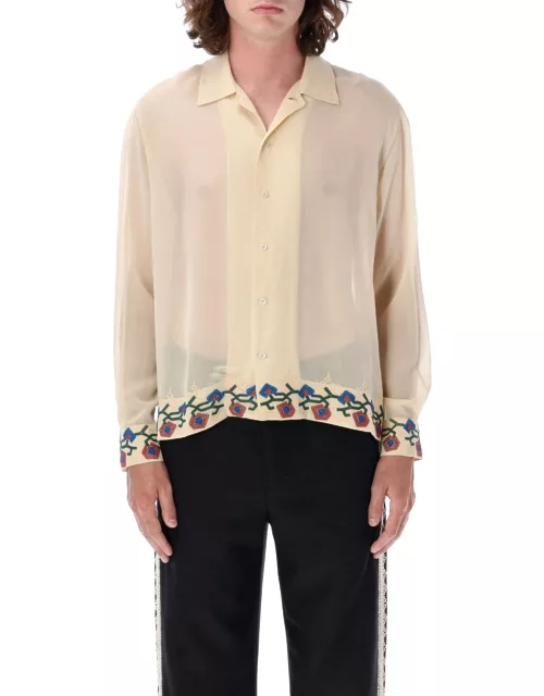 Bode Flowering Liana Ls Shirt