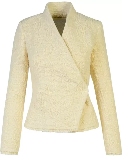 Isabel Marant loyana Cream Wool Blend Jacket