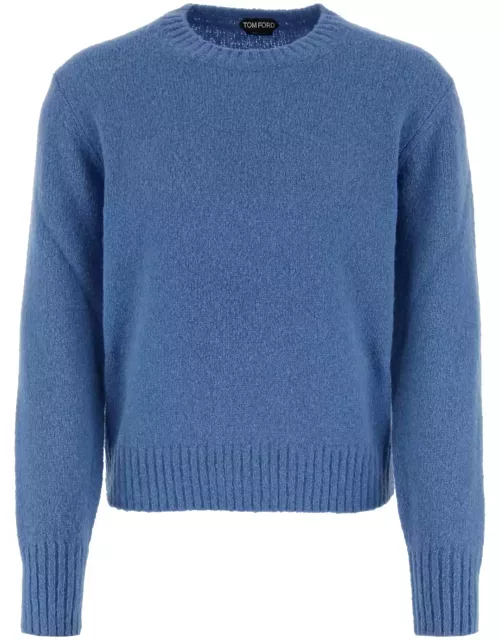 Tom Ford Blue Alpaca Blend Sweater