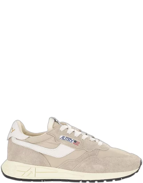 Autry Reelwind Low Nylon And Suede Sneaker