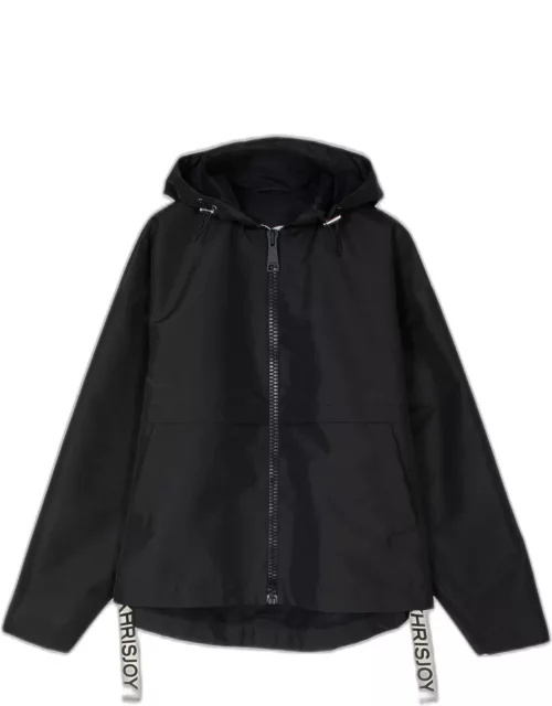 Khrisjoy Shell Windbreaker Black nylon windproof hooded jacket - Shell Windbreaker