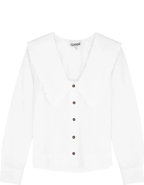 Giuseppe DI Morabito Crystal-embellished Bouclé-tweed Mini Skirt - White - 38 (UK6 / XS)