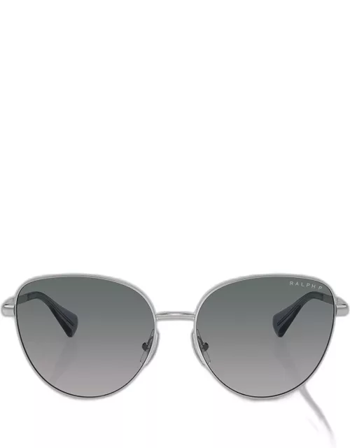 Polo Ralph Lauren Ra4144 Shiny Silver Sunglasse