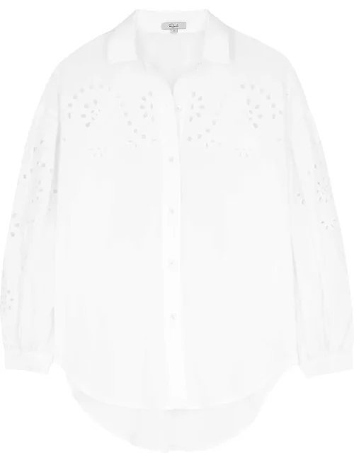 Alister white broderie anglaise shirt